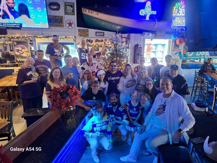 Minnesota Vikings Fan Club Official Photos 2023 - 2024 Season