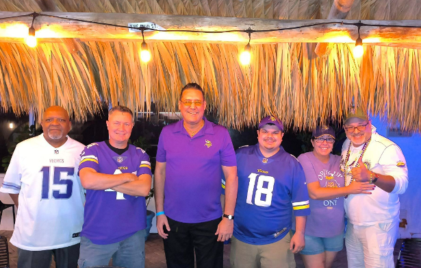 Miami Vikings Fans October 24th at Rams at Ocean Manor Hotel The Vikings Hut