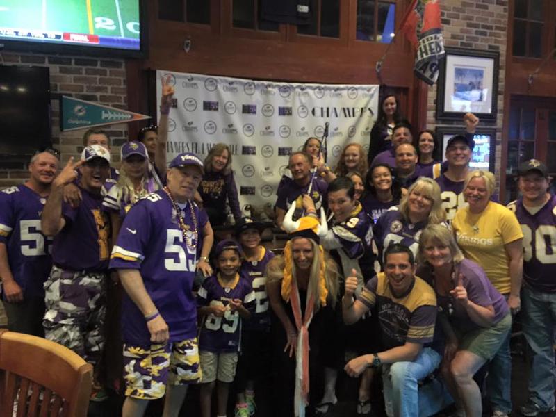 Champps is the spot for Fort Lauderdale Football. Especially for MN Vikings Fans