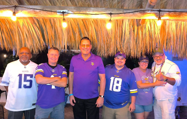 Miami Vikings Fans October 24th at Rams at Ocean Manor Hotel The Vikings Hut 