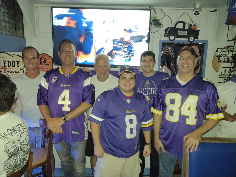 Minnesota Vikings Halloween Party in Fort Lauderdale, Florida 2021 - 2022 Season at Downtowner Saloon