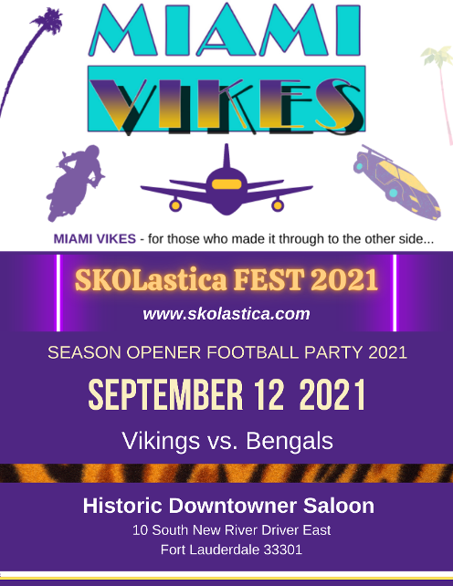 mn vikings season opener to be titled say skolastica / SKOLastica fest 2021