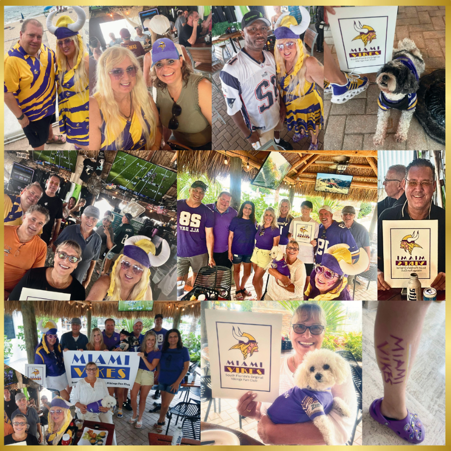 Fort Lauderdale's Official MN Vikings Fan Club founded in 2009
