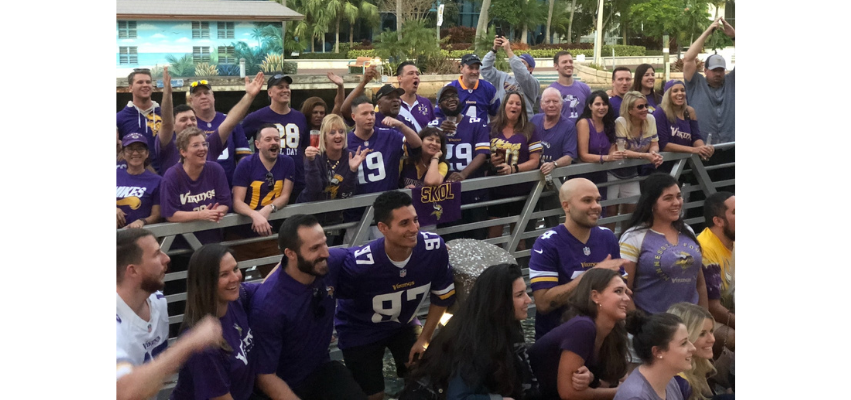 Vikings in Valahalla - MIAMI VIKES - largest vikings fan club in the world outside of MN