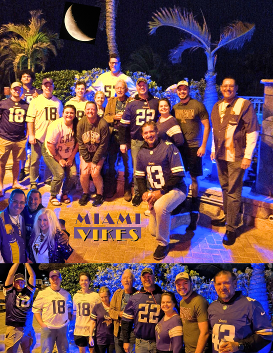 2025 Vikings Fans in South Florida - The Vikings Hut